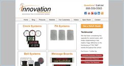 Desktop Screenshot of innovationwireless.com