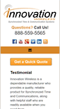 Mobile Screenshot of innovationwireless.com